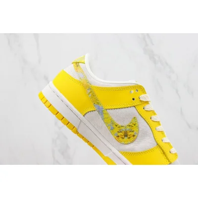 Nike Dunk Low "White/Yellow/Gold" фото № 3