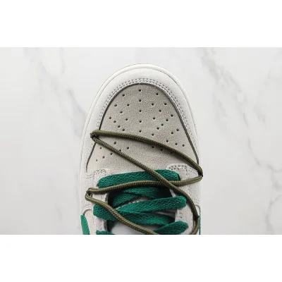 Nike Dunk Low 85 Double Swoosh "Grey/Green" фото № 3