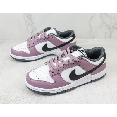 Naomi x Nike Dunk Low "White/Lilac/Grey" фото № 5