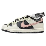 Nike Dunk Low "Black/Cream/Dusty Pink"