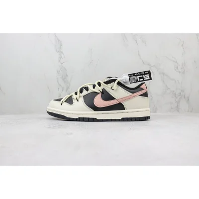 Nike Dunk Low "Black/Cream/Dusty Pink" фото № 2