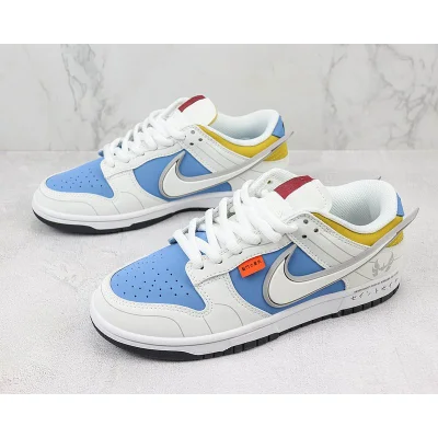 Saint Seiya x Nike Dunk Low "White/Blue/Yellow" фото № 5