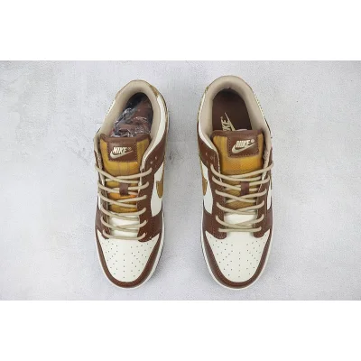 Nike Dunk Low "Brown Plaid/Cream" фото № 7