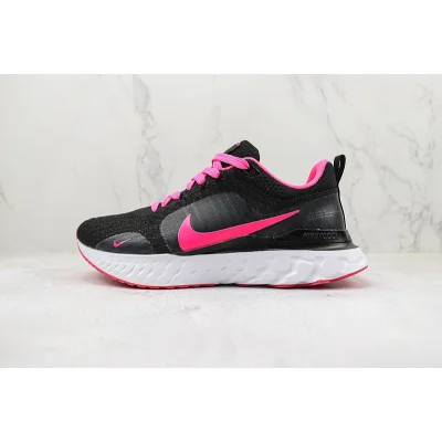 Nike React Infinity Run Flyknit 3 Premium "Black/Pink" фото № 2