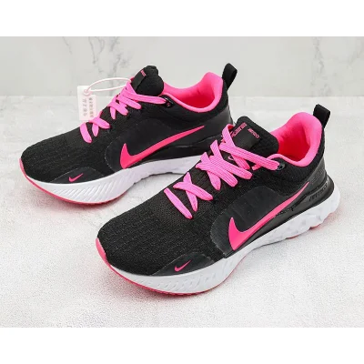 Nike React Infinity Run Flyknit 3 Premium "Black/Pink" фото № 7