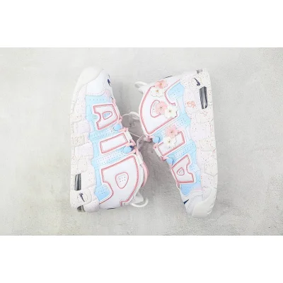 Nike Air More Uptempo 96 QS "White/Blue/Pink" фото № 7