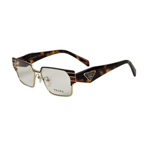 Оправа для очков Prada Rectangle Shaped With Top Colorful Stripes "Brown/Yellow"