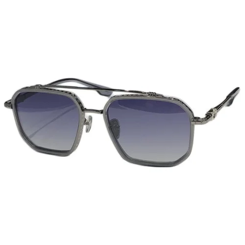 Солнцезащитные очки Chrome Hearts Frame With Ornament "Gray/Blue"