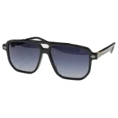 Солнцезащитные очки Chrome Hearts Decorated By Small Logo "Black/Blue"