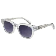Солнцезащитные очки Chrome Hearts Frame And Temples Decorated By Symbols "White"