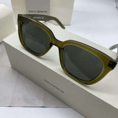 Солнцезащитные очки Gentle Monster Temples Decorated By Symbol "Yellow/Black" фото № 2