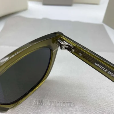 Солнцезащитные очки Gentle Monster Temples Decorated By Symbol "Yellow/Black" фото № 4