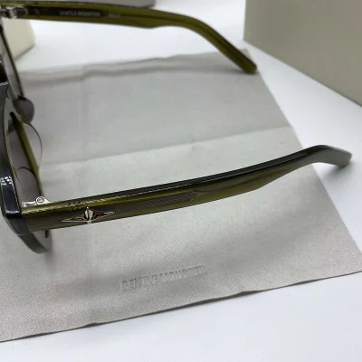 Солнцезащитные очки Gentle Monster Temples Decorated By Symbol "Yellow/Black" фото № 6