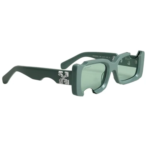 Солнцезащитные очки Off White Frame Without Piece "Green"