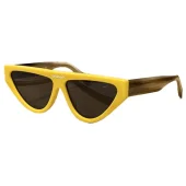 Солнцезащитные очки Off White Logo Inscription On The Bridge Of The Nose "Yellow"