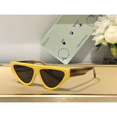 Солнцезащитные очки Off White Logo Inscription On The Bridge Of The Nose "Yellow" фото № 2 Солнцезащитные очки Off White Logo Inscription On The Bridge Of The Nose "Yellow" фото № 2