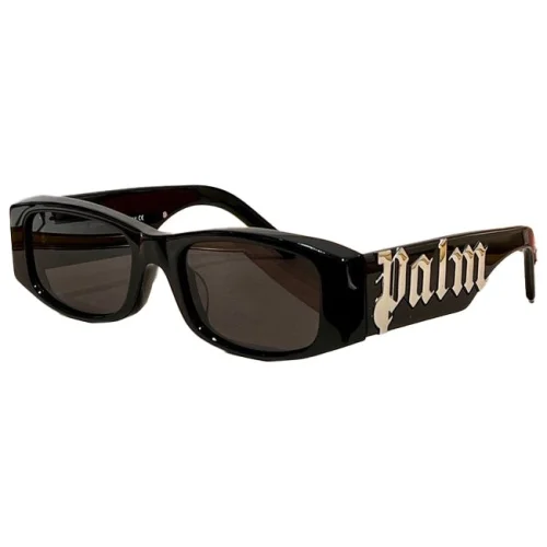 Солнцезащитные очки Palm Angels With Inscription On Temples "Black"
