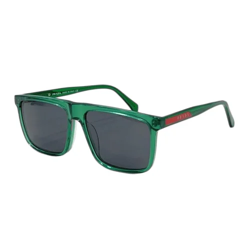Солнцезащитные очки Prada Rectangle Shaped Colorful Frame With Inscription "Green"