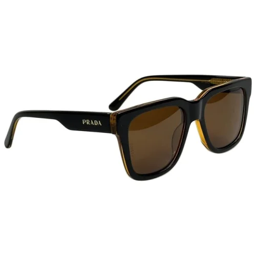 Солнцезащитные очки Prada Inscription On Temples "Brown"