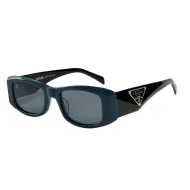 Солнцезащитные очки Prada Rectangle Shaped Narrow Frame "Blue/Black"