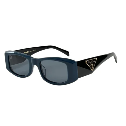 Солнцезащитные очки Prada Rectangle Shaped Narrow Frame "Blue/Black"
