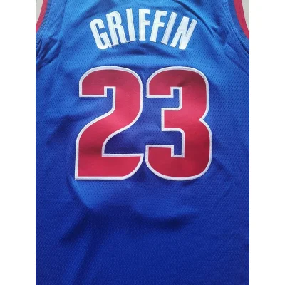 Баскетбольная Джерси Nike Detroit Pistons 19-20 №23 Blake Griffin "Blue" фото № 2