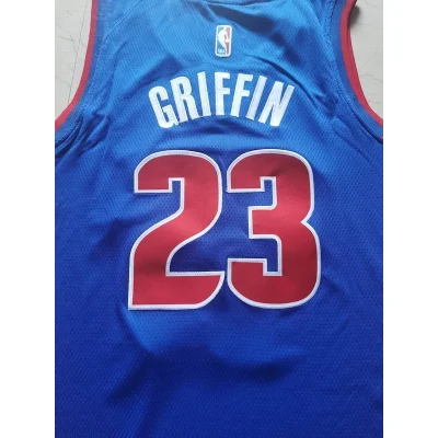Баскетбольная Джерси Nike Detroit Pistons 19-20 №23 Blake Griffin "Blue" фото № 3
