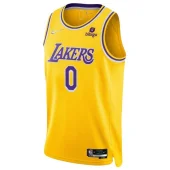 Баскетбольная Джерси Nike Los Angeles Lakers 21-22 №0 Russell Westbrook "Yellow"