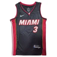 Баскетбольная Джерси Nike X NBA Miami Heat 21-22 №3 Dwyane Wade "Black"