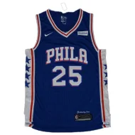 Баскетбольная Джерси Nike Philadelphia 76ers 17-18 №25 Ben Simmons "Blue"