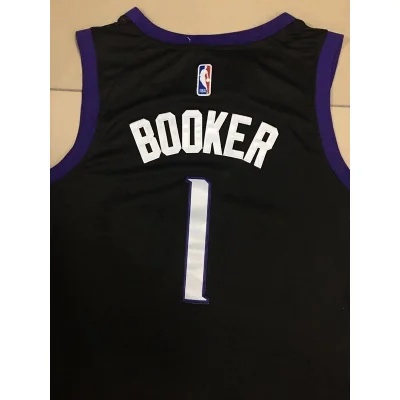 Баскетбольная Джерси Nike Phoenix Suns 20-21 №1 Devin Booker "Black" фото № 2