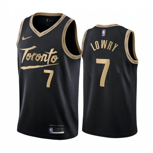Баскетбольная Джерси Nike Toronto Raptors 21 №7 Kyle Lowry "Black"