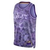 Баскетбольная Джерси Nike Los Angeles Lakers 23 MVP №6 LeBron James "Violet"