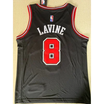 Баскетбольная Джерси Nike Chicago Bulls 18-19 №8 Zach LaVine "Black" фото № 2
