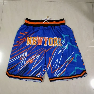 Баскетбольные Шорты Just Don New York Knicks "Blue" фото № 3