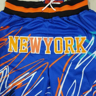 Баскетбольные Шорты Just Don New York Knicks "Blue" фото № 5