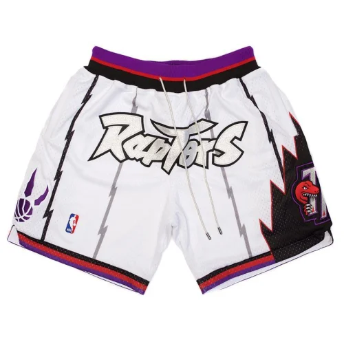 Баскетбольные Шорты Just Don Toronto Raptors "White"