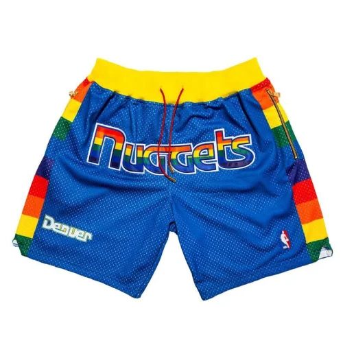 Баскетбольные Шорты Just Don X NBA Denver Nuggets "Blue"