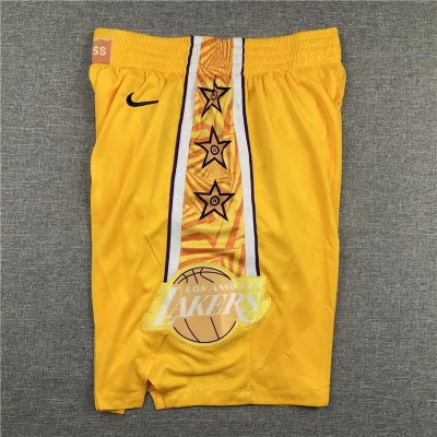 Баскетбольные Шорты Nike Los Angeles Lakers 19-20 "Yellow" фото № 2