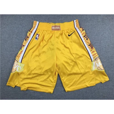 Баскетбольные Шорты Nike Los Angeles Lakers 19-20 "Yellow" фото № 4