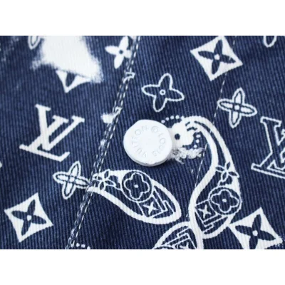 Джинсовая Куртка Louis Vuitton With Patterns "Blue/White" фото № 3