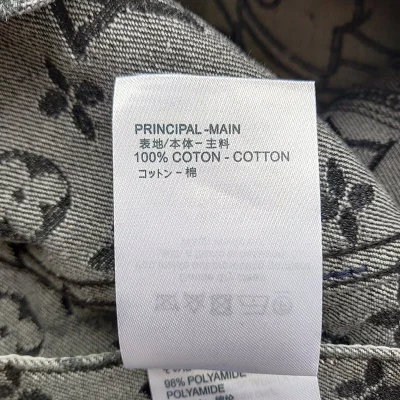 Джинсовая Куртка Louis Vuitton With Cartoon Patch On The Back "Black/Gray" фото № 2