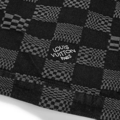 Джинсовая Куртка Louis Vuitton Vichy Print "Black/Gray" фото № 2 Джинсовая Куртка Louis Vuitton Vichy Print "Black/Gray" фото № 2