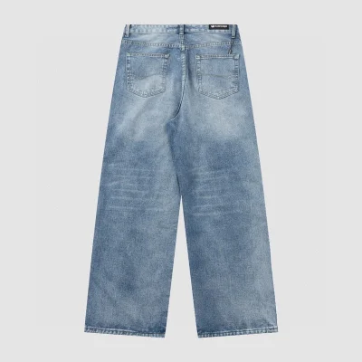 Джинсы Balenciaga X Adidas Wide Style "Blue" фото № 7 Джинсы Balenciaga X Adidas Wide Style "Blue" фото № 7