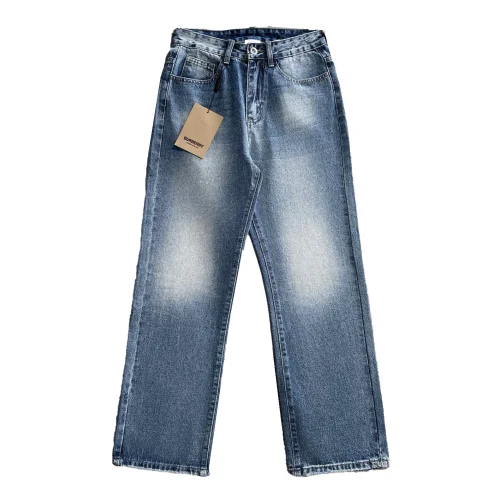 Джинсы Burberry Backside Brown Stripe Horse And Warrior "Blue"