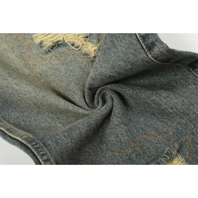 Джинсы Derschutze Distressed "Grey/Patchwork" фото № 6