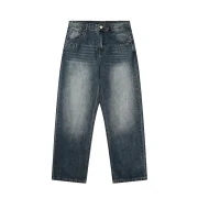 Джинсы Derschutze Wide Leg "Blue Washed/Character"