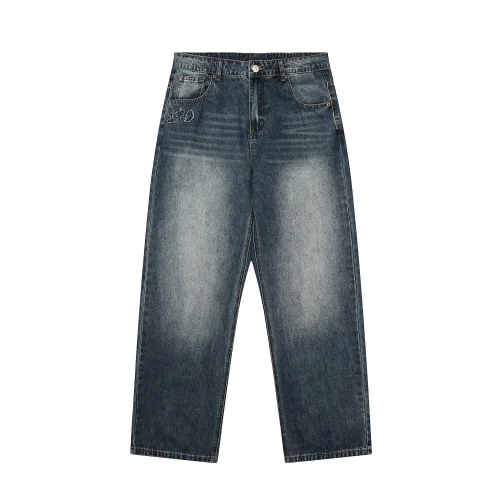 Джинсы Derschutze Wide Leg "Blue Washed/Character"
