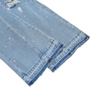 Джинсы Gallery Dept. LA Flare Distressed "Light Blue" фото № 2