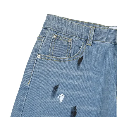 Джинсы Gallery Dept. LA Flare Distressed "Light Blue" фото № 4